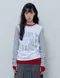 【25SS】Fancy Club 拚色LOGO長袖上衣(灰)