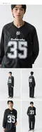 【24FW】Codegraphy 運動拚色長袖上衣(黑)