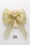 溫暖光芒蝴蝶結(W793-1-1/Warm Radiance Butterfly Bow) ｜手作｜布置｜金色｜緞帶用途