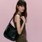 韓國設計師品牌Yeomim－ layered bag (crinkle black)：個性推薦
