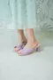 扭結交叉 柔軟皮革低跟涼鞋_(3色:紫)(35~39)