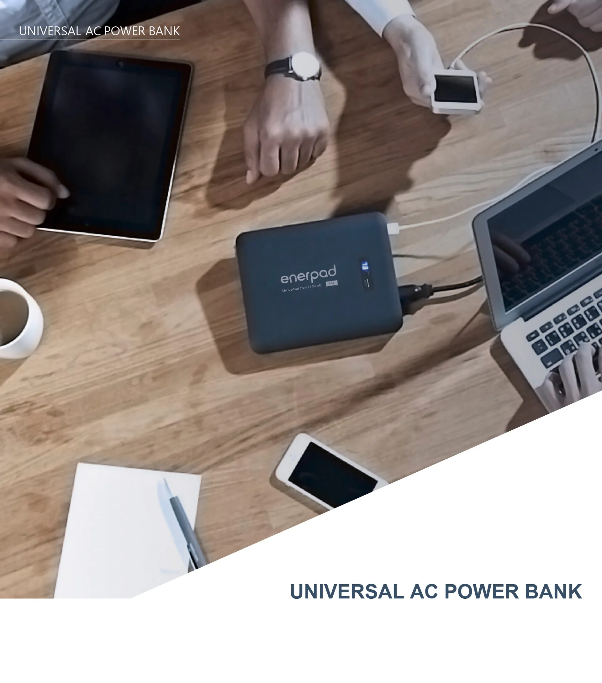 enerpad AC-40K ユニバーサルパワーバンク Universal AC Portable Power Bank-AC-40K