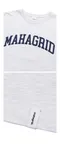 【22SS】 mahagrid Varsity Logo短袖上衣（淺灰）
