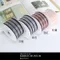 K1534 三條紋透亮感雪紗緞帶 38mm (K1534 Triple Striped Satin Organza Ribbon -38mm)