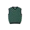 【23SS】 87MM_Mmlg 菱格紋造型V領針織背心 (綠)