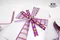 <特惠套組> 紫粉色聖誕印刷套組 緞帶套組 禮盒包裝 蝴蝶結 手工材料