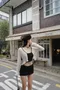 塞尚的畫筆-韓國質感蕾絲小外罩