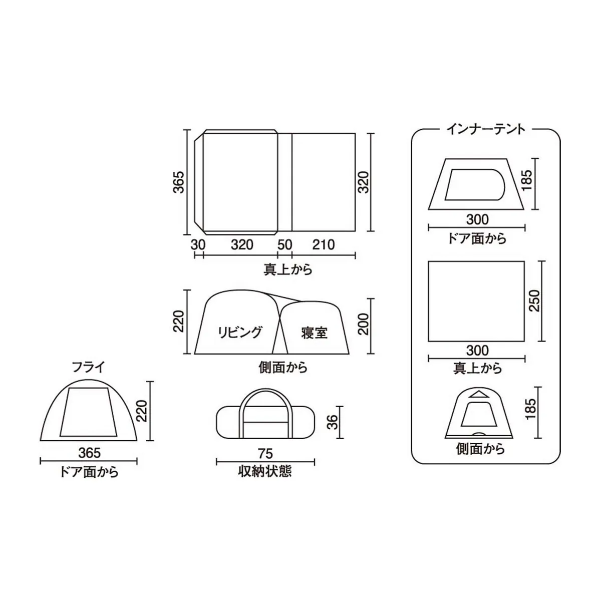 Coleman】 TOUGH SCREEN 2ROOM / LDX+ CM-36438