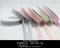 K1436-15 馬卡龍色系甜色緞帶15MM  (K1436-15 Woven Stripe Ribbon 15MM )