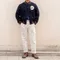 Folklore Classic 復古40s菲力貓羊毛刺繡撞色棒球外套 Varsity jacket McCoy 參考