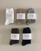98doci made －Almond Basic Socks 基本款中筒襪：5 colors