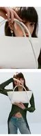 韓國設計師品牌Yeomim －mini dapper bag (cream)：大尺寸肩背包