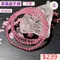 🌸貞緣水晶飾品🌸AR038多圈高冰透草莓晶手鍊4+mm