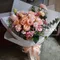 蜜桃粉花束