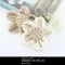 AF1513 清新自然感麻質緞帶花朵  (AF1513 Linen Flower Décor)
