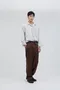 【22FW】韓國 古巴領素色長袖襯衫