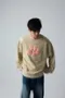 NIHOW made｜毛毛哭泣小花大學TEE(杏)