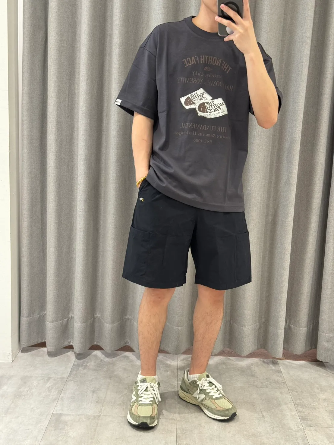 THE NORTH FACE RETRO S/S R/TEE 復古白色標籤圓領短袖上衣NT7UR05