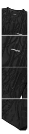 【22FW】 mahagrid 基本Logo絎縫車線外套（黑）