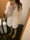 LINENNE－netting loose hoody zip up (ivory)：網狀寬鬆連帽外套