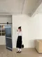 【預購】正韓 率性車線口袋裙