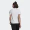 (女)【愛迪達ADIDAS】ESSENTIALS  短袖T恤-白黑 GL0649