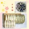 【整箱販售】整箱織帶38MM(1-1/2英吋寬、含鐵絲)/節慶/聖誕/米色/金蔥/緞帶/綠色/雪紗/新年
