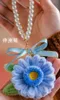 DIY珍珠絲帶掛件-現貨商品/預購商品/玫瑰花/向日葵/非洲菊/仿真/動手作/扭扭棒/掛飾/吊飾/交換禮物