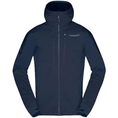 Norrona】trollveggen Powerstretch Pro 連帽外套男款靛青藍