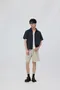 【26SS】韓國 俐落雙褶水洗西裝短褲(4色)