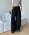 LINENNE－shirring wide pants (2color)