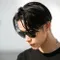 REPUTATION HANDMADE ACETATE SUNGLASSES / D - GLASSES.SS - 記憶板料手工太陽眼鏡 / 琥珀