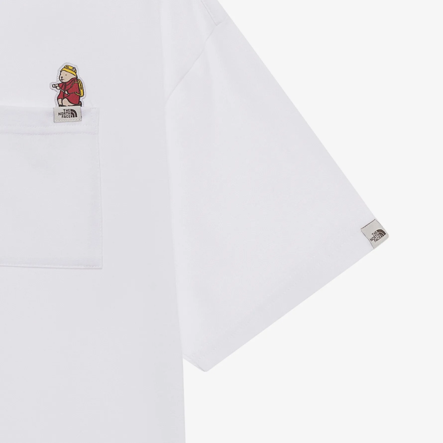 THE NORTH FACE POCKET EX S/S R/TEE 動物小標口袋圓領短袖上衣