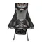 LF-20L4 黑色民俗圖騰高背椅 Black folk custom totem high back chair