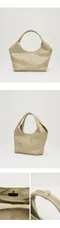 韓國設計師品牌Yeomim－medium vase bag (olive beige) 中款花瓶包 質感米色