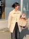 LINENNE－boucle half coat (2color)
