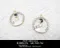 A1847-1 女孩圓牌掛飾  (Round Tag Charms)