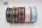 PF161格子少女織帶25mm｜質感緞帶｜緞帶批發｜咖啡色｜雪紗｜粉嫩色｜水藍色｜包裝｜緞帶王｜格紋