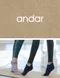 Andar－防滑露趾瑜伽襪(素面款)：10color