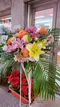 C1-16│高架花籃│新北市花店│蘆洲花店│開幕誌慶│敬輓│訂花│送花