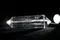 超光高品質雙尖白水晶柱345.2g14.2cm