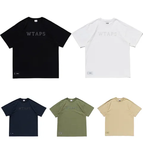 WTAPS 23SS COLLEGE SS COTTON 隱藏款限定經典LOGO 短袖T恤