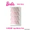 Barbie LOGO貼紙 六色