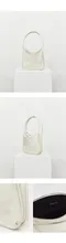 韓國設計師品牌Yeomim－layered bag (cream)：層次設計