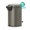 【缺貨】BRABANTIA PEDAL BIN NEWICON 白金 時尚腳踏式垃圾桶 20L #114045