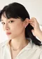 Aditi 耳環-銀 | 醫療鋼 |