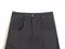 LINENNE品牌自訂款－cargo pin tuck low skirt (charcoal)：SML