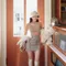 ✈愛葛莎的心機遊戲-韓國透膚縷空高領上衣