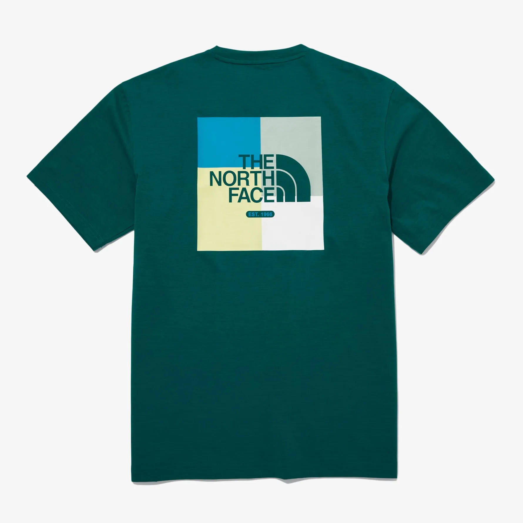 【THE NOTRH FACE】 COLOR PEAK EX S/S R/TEE THE NORTH FACE COLOR PEAK EX S/S R/TEE 背後色塊短袖NT7UQ12