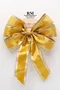 新年希望蝴蝶結(W924G-2/New Year's Hope Butterfly Bow) ｜手作｜布置｜金色｜緞帶用途
